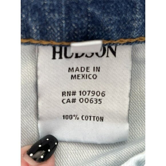 Hudson Tori Slouch Shorts Angeleno Sz 27 Raw Hem Button Fly Sold Out REVOLVE - Picture 5 of 8